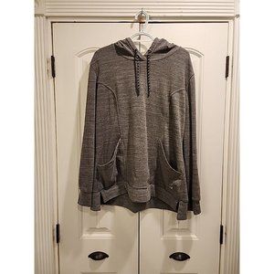 MENS SIZE XL GRAY SPYDER ACTIVE PROWEB LIGHTWEIGHT HOODIE PULLOVER SHIRT